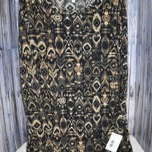 Lularoe L/S Debbie Dress Camo Colors New 2XL